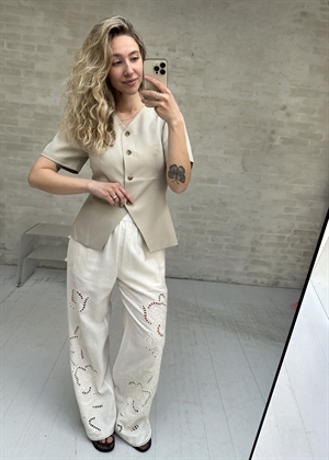 Jules structure bluse Creme Neo Noir